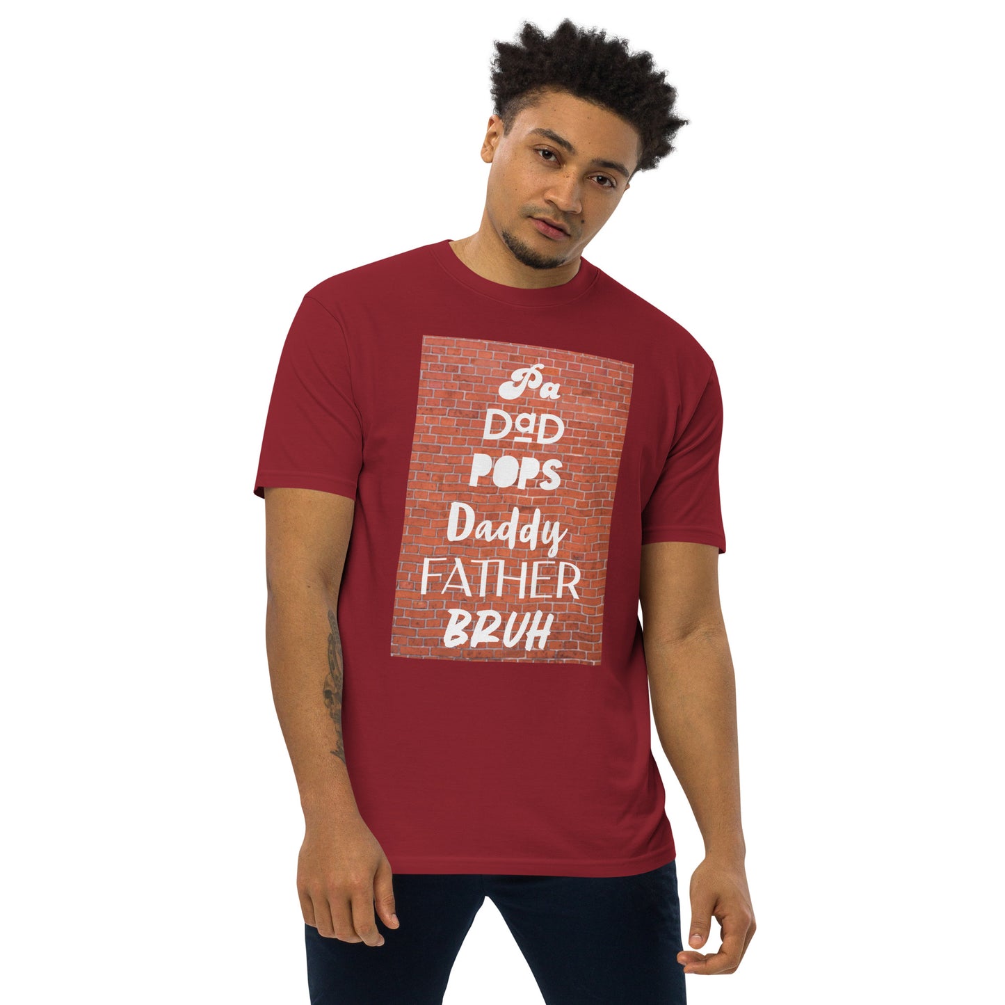 Classic Soulstar 1984 Brick Dad Names Men’s Premium Heavyweight Tee
