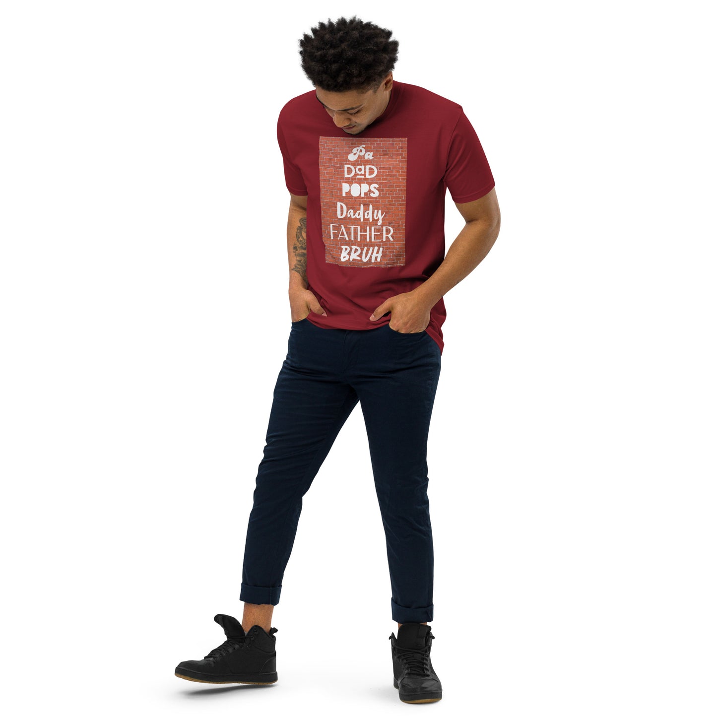 Classic Soulstar 1984 Brick Dad Names Men’s Premium Heavyweight Tee