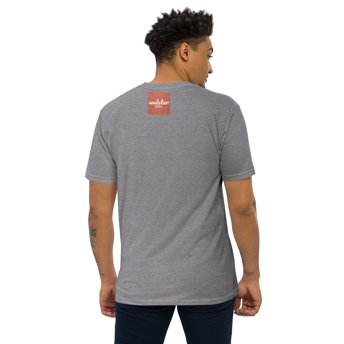 Classic Soulstar 1984 Brick Dad Names Men’s Premium Heavyweight Tee