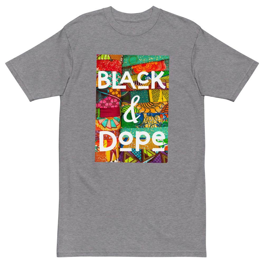 Black & Dope Men’s Premium Heavyweight Tee