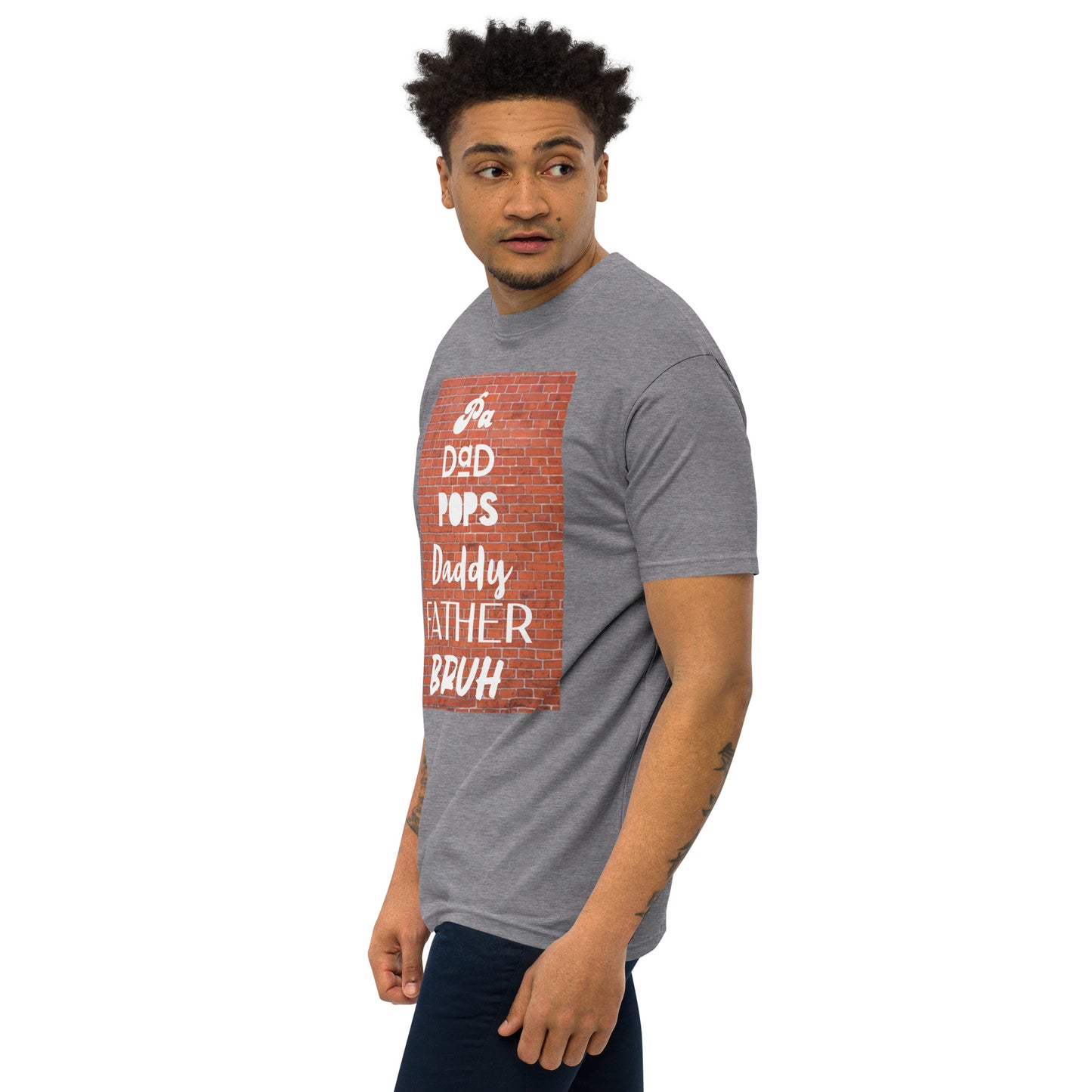 Classic Soulstar 1984 Brick Dad Names Men’s Premium Heavyweight Tee