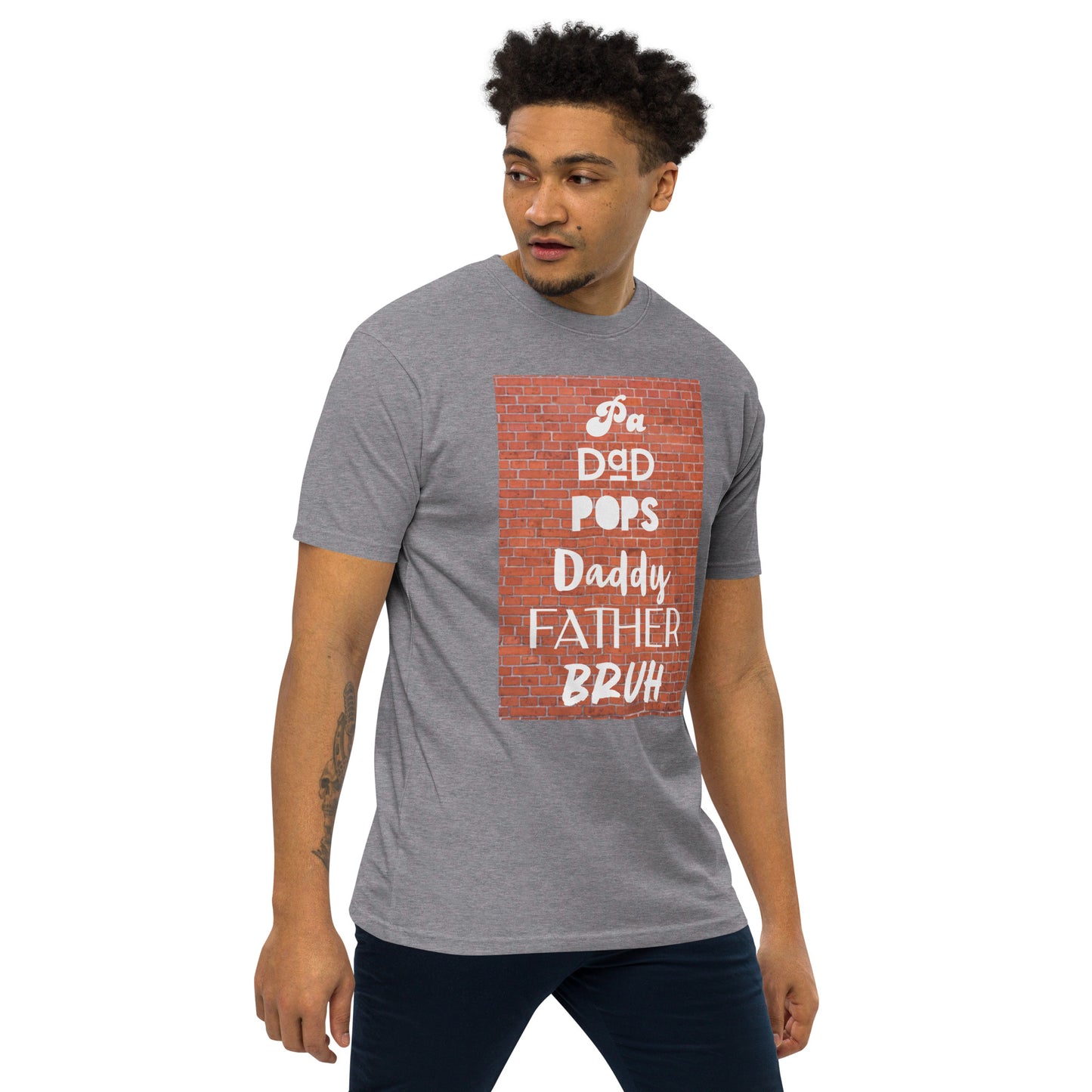 Classic Soulstar 1984 Brick Dad Names Men’s Premium Heavyweight Tee