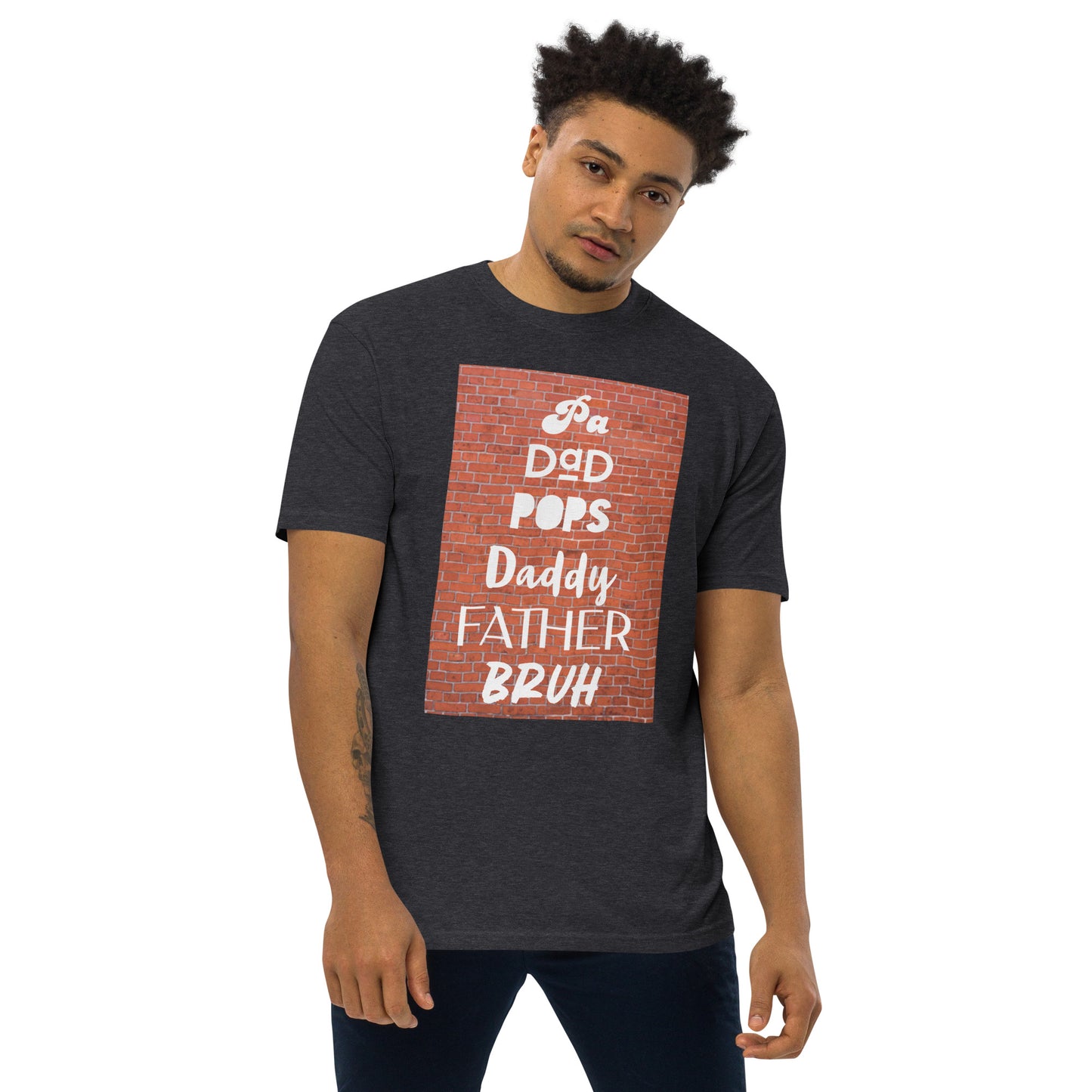 Classic Soulstar 1984 Brick Dad Names Men’s Premium Heavyweight Tee