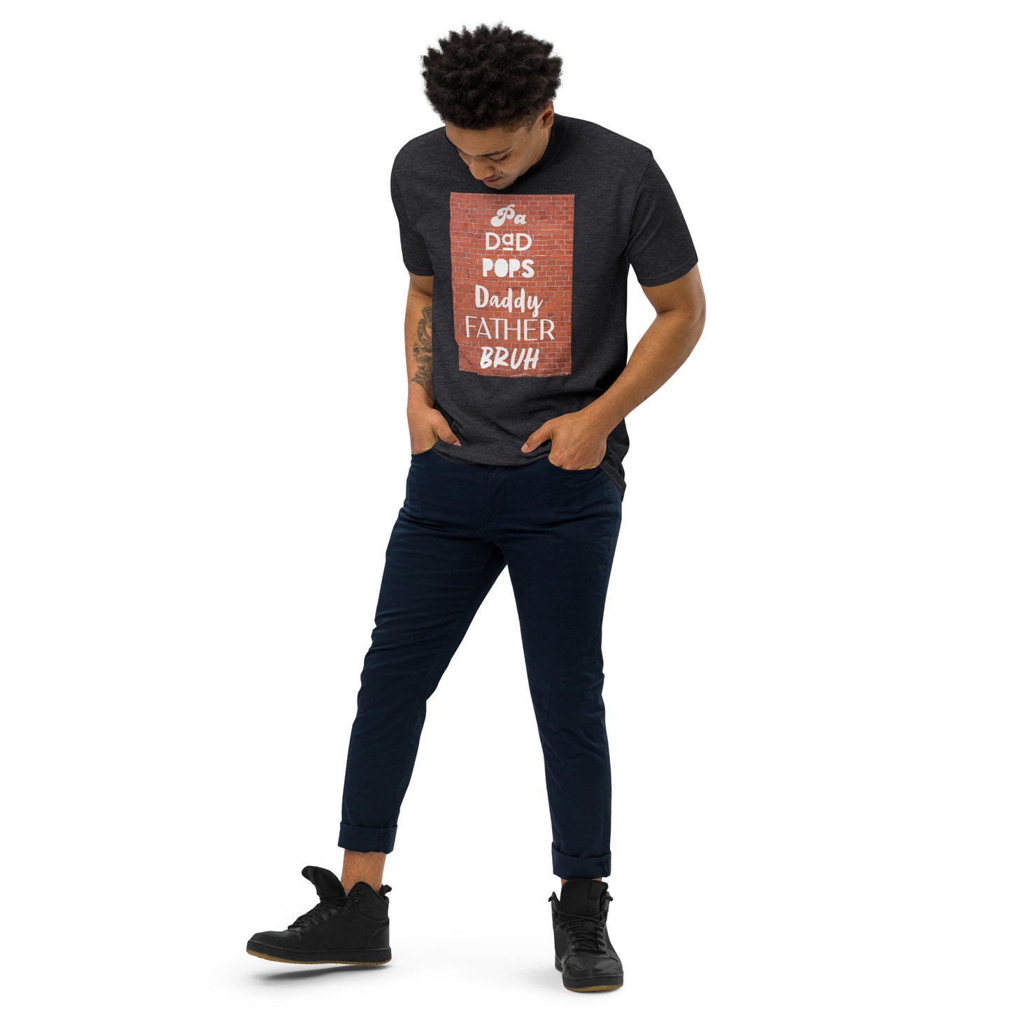 Classic Soulstar 1984 Brick Dad Names Men’s Premium Heavyweight Tee