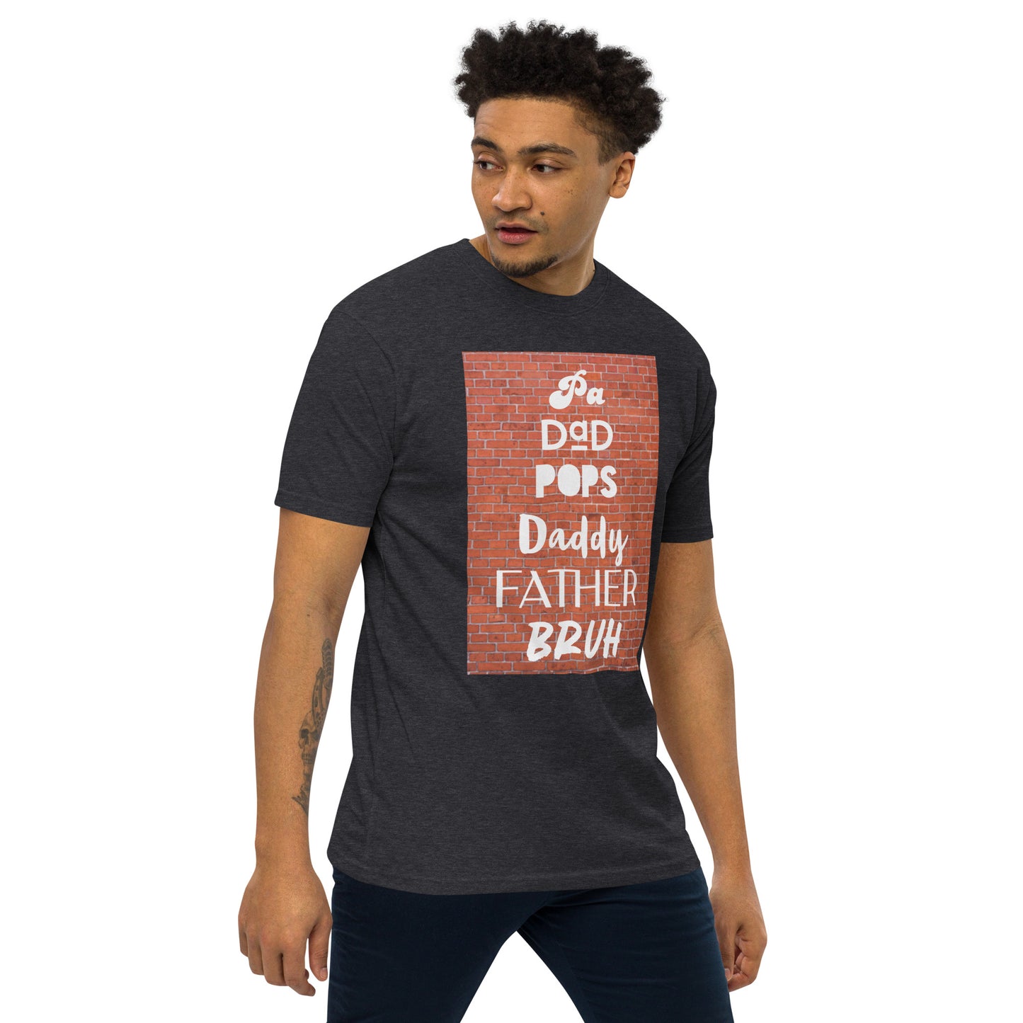Classic Soulstar 1984 Brick Dad Names Men’s Premium Heavyweight Tee