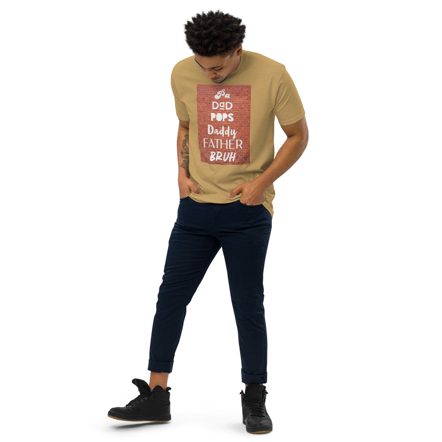 Classic Soulstar 1984 Brick Dad Names Men’s Premium Heavyweight Tee