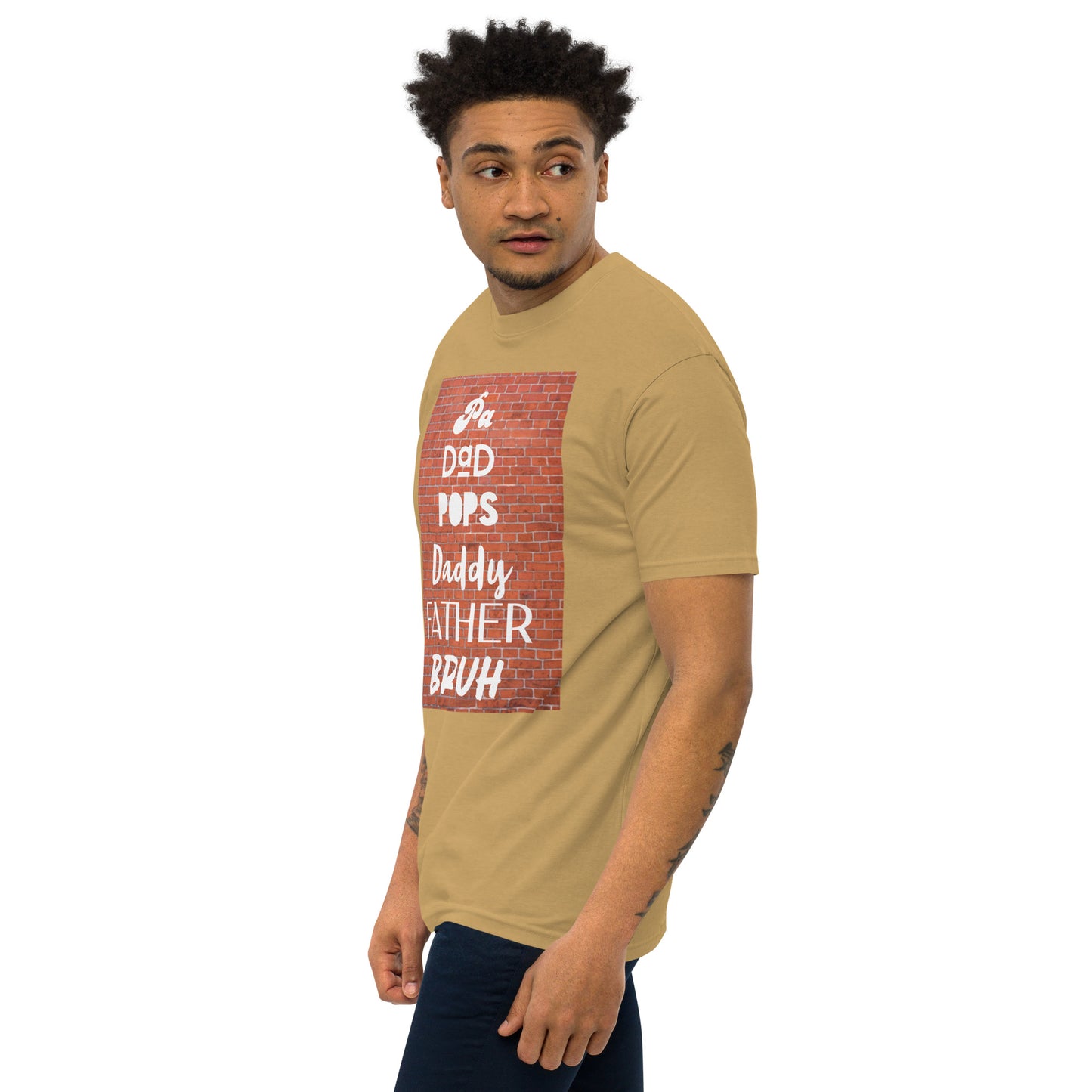 Classic Soulstar 1984 Brick Dad Names Men’s Premium Heavyweight Tee