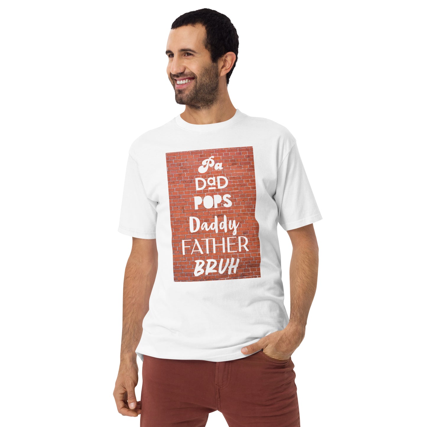 Classic Soulstar 1984 Brick Dad Names Men’s Premium Heavyweight Tee
