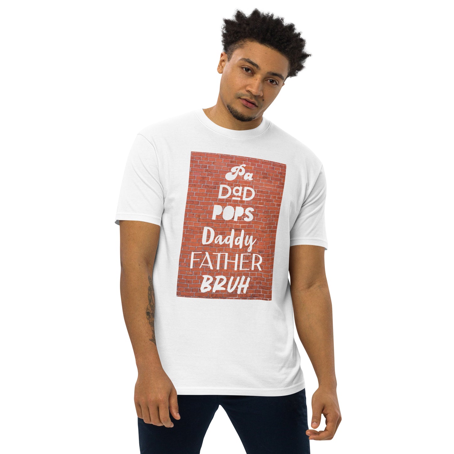 Classic Soulstar 1984 Brick Dad Names Men’s Premium Heavyweight Tee