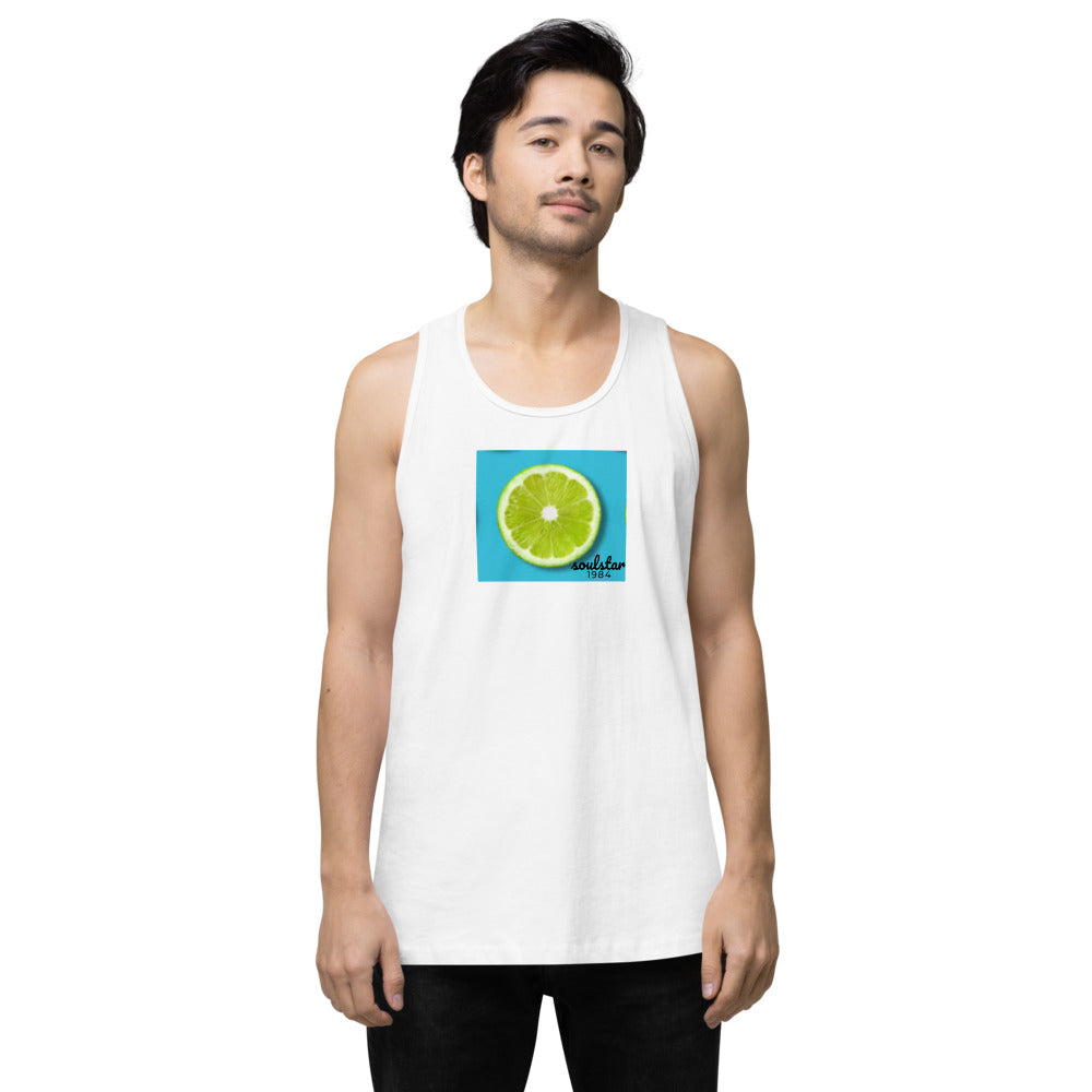 Classic Soulstar 1984 Men’s Lime Premium Tank Top