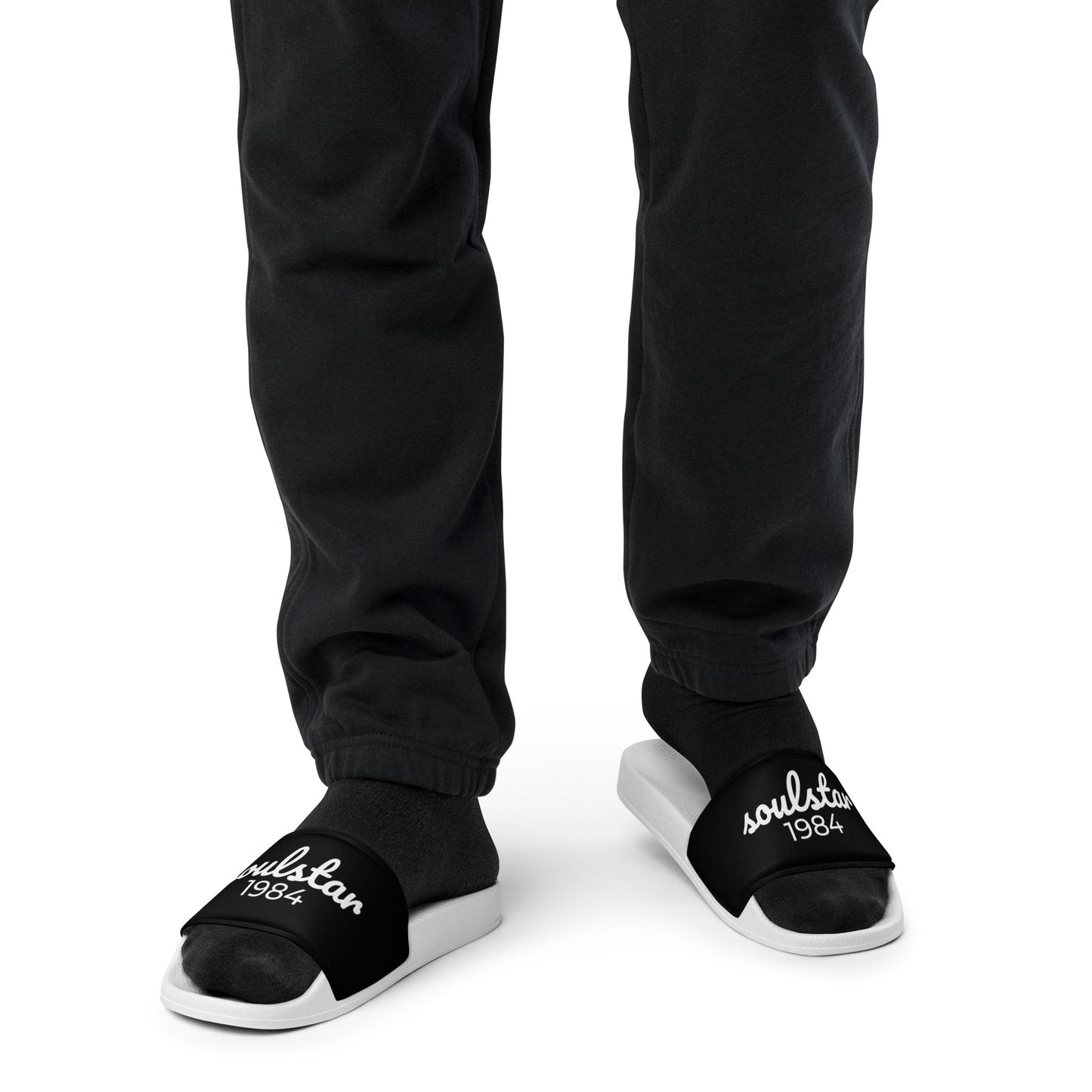 Soulstar 1984 Men’s Black Slides