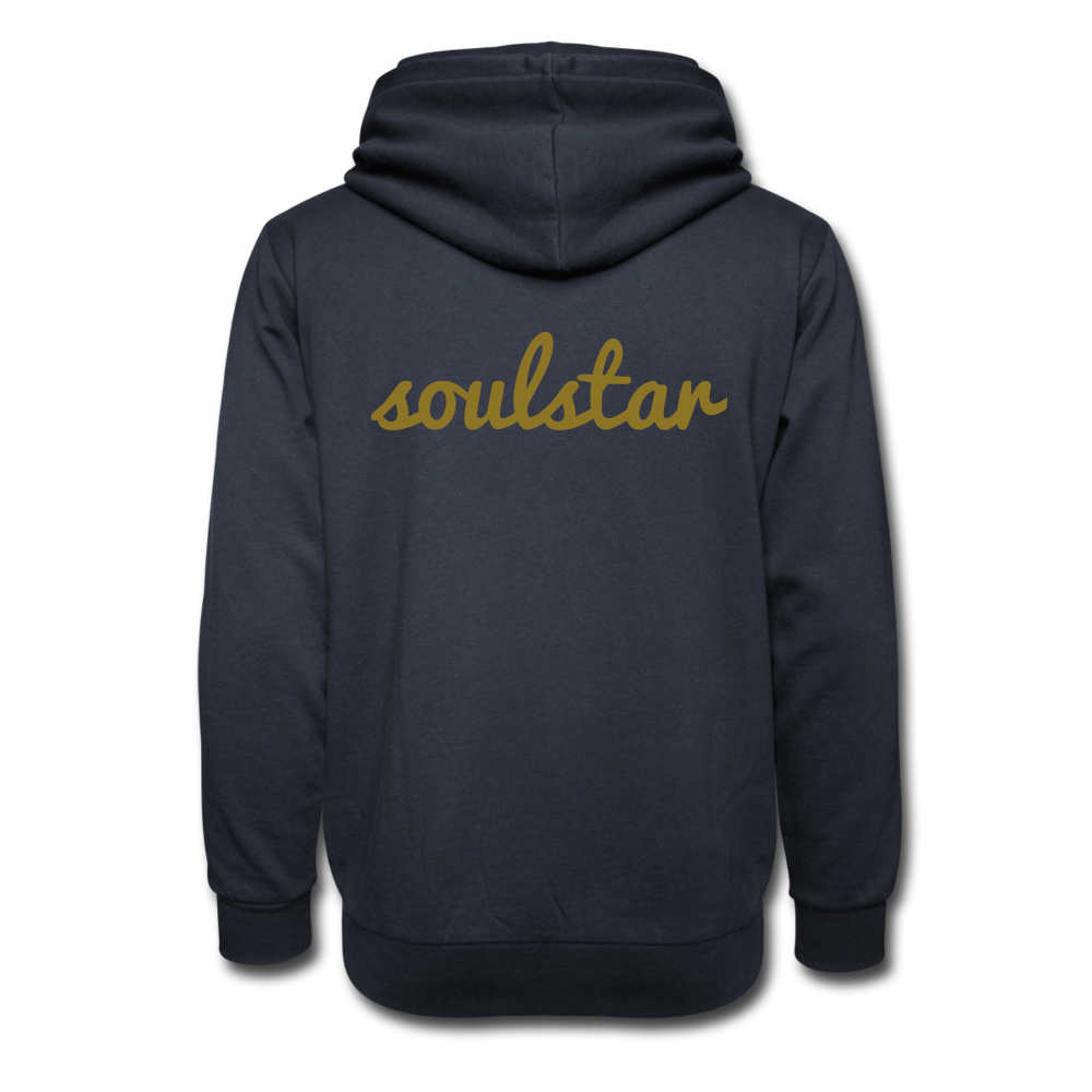 Classic Soulstar Shawl Collar Hoodie - navy