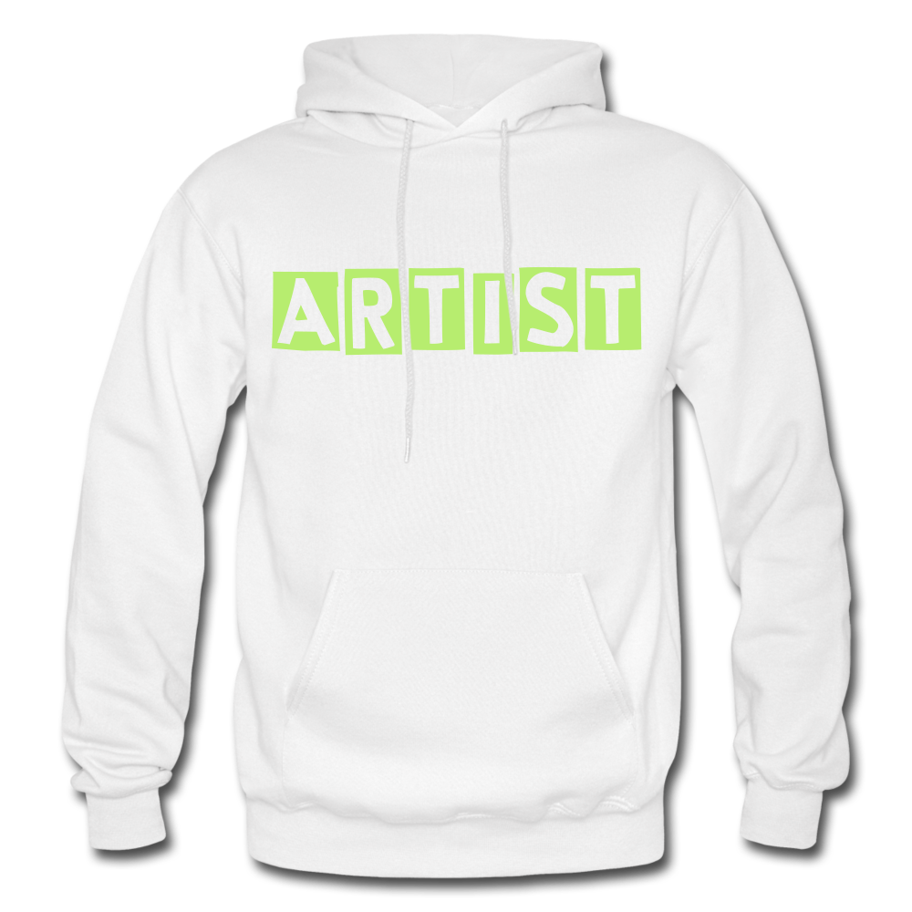 ARTIST Heavy Blend Adult Hoodie - white