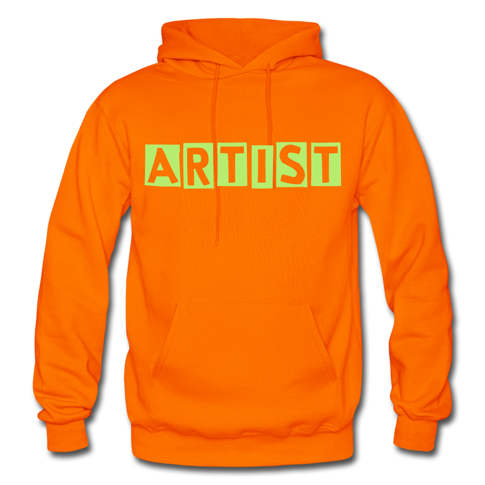 ARTIST Heavy Blend Adult Hoodie - orange