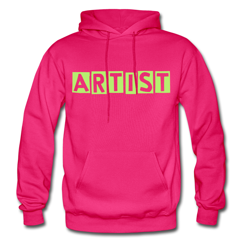 ARTIST Heavy Blend Adult Hoodie - fuchsia