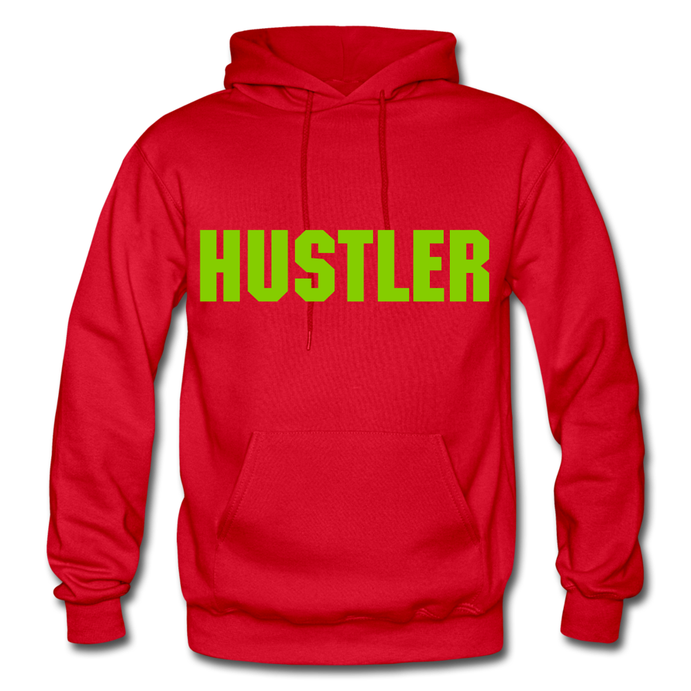 HUSTLER Heavy Blend Adult Hoodie - red