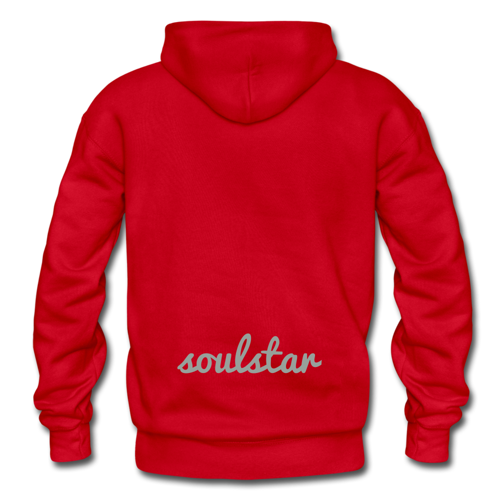 HUSTLER Heavy Blend Adult Hoodie - red
