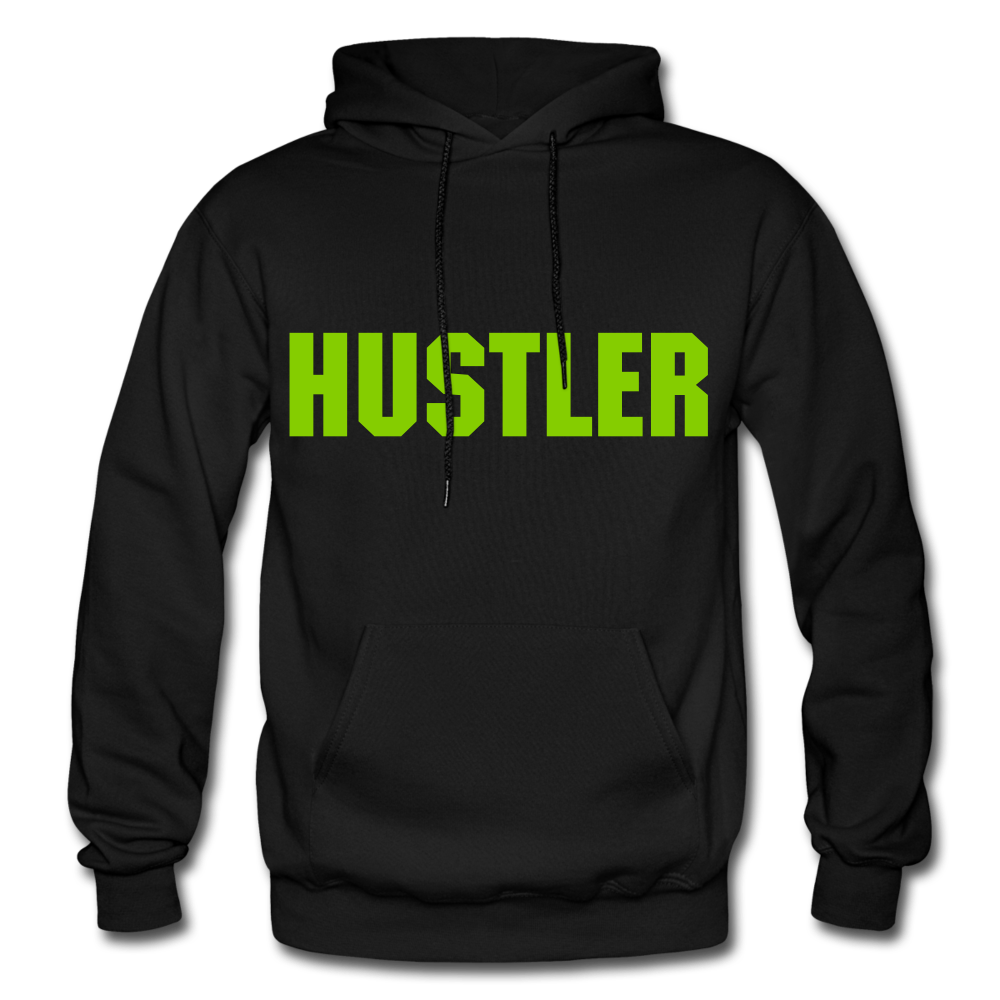 HUSTLER Heavy Blend Adult Hoodie - black