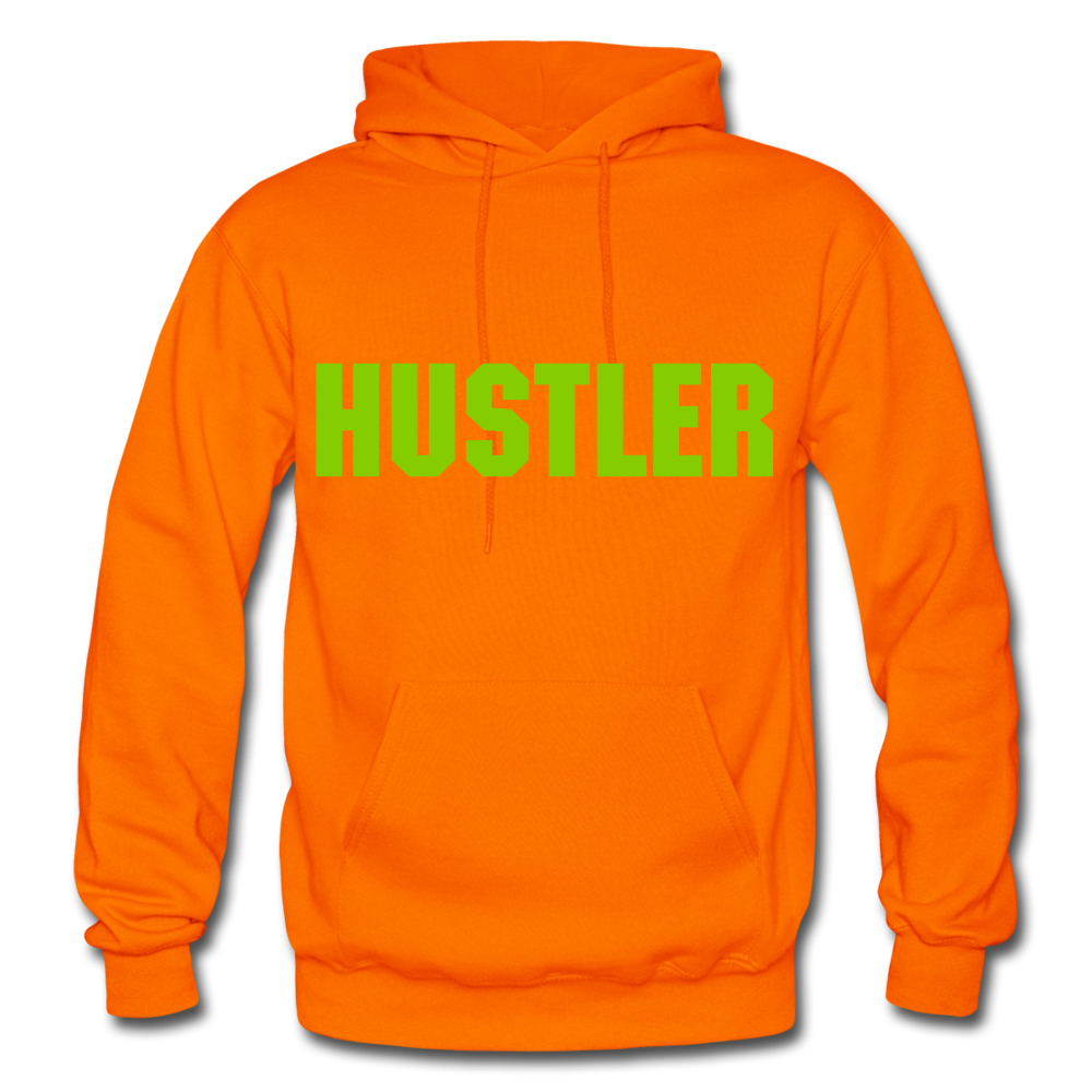 HUSTLER Heavy Blend Adult Hoodie - orange