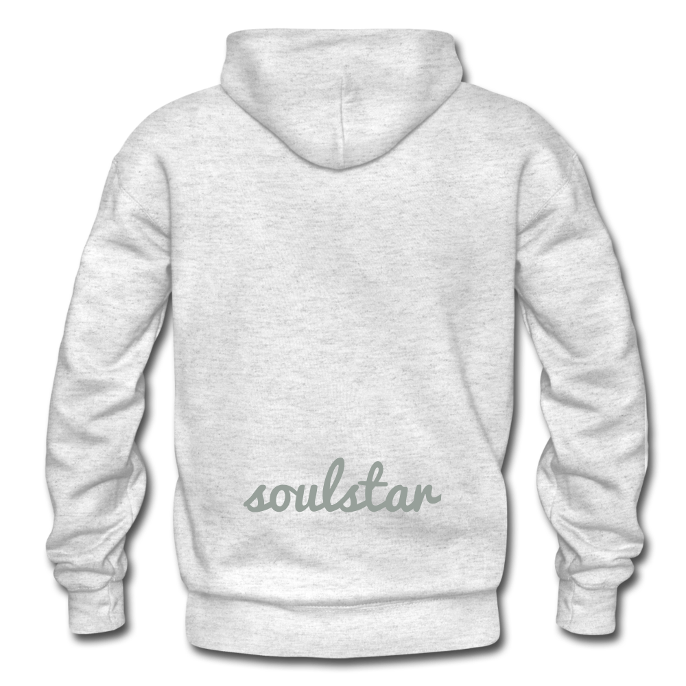 HUSTLER Heavy Blend Adult Hoodie - light heather gray