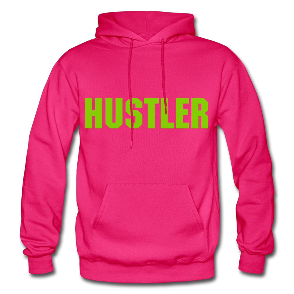 HUSTLER Heavy Blend Adult Hoodie - fuchsia