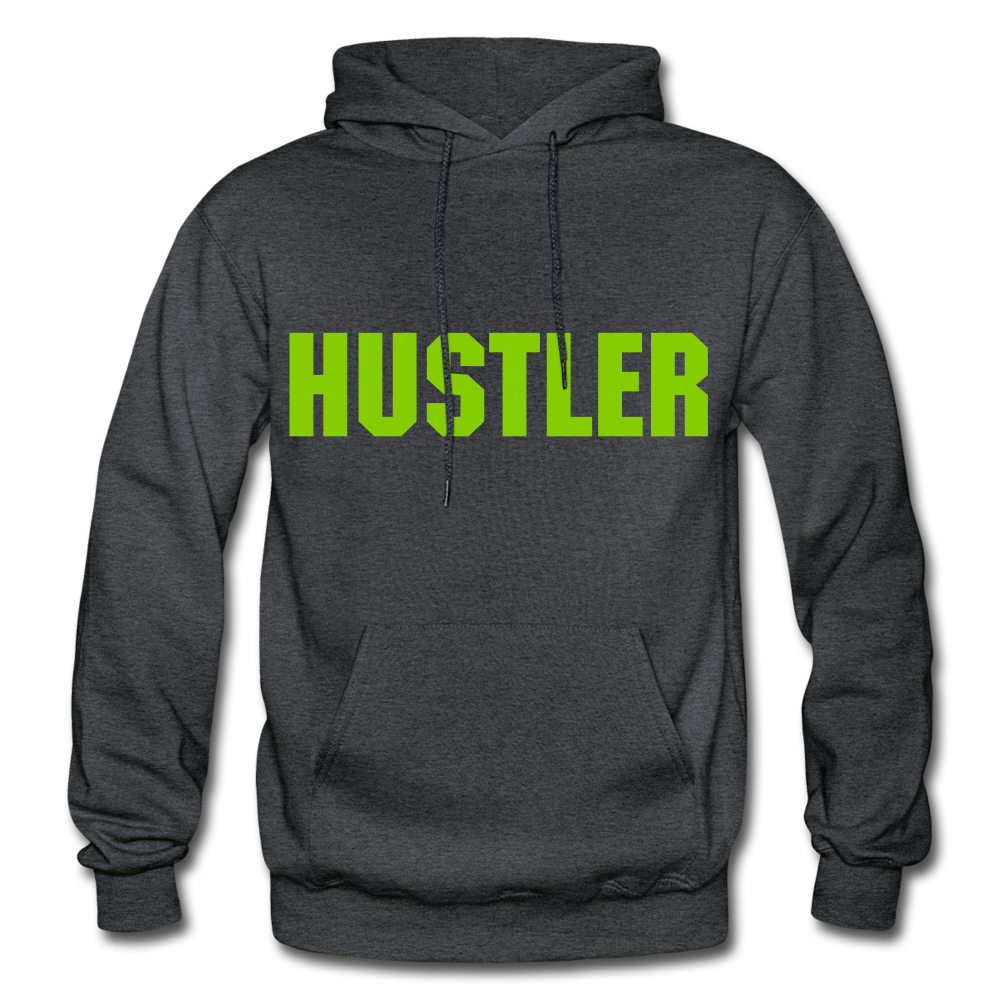 HUSTLER Heavy Blend Adult Hoodie - charcoal gray