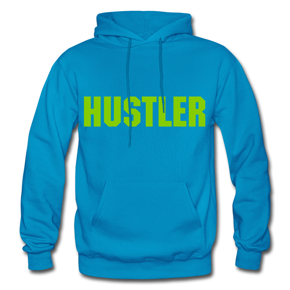 HUSTLER Heavy Blend Adult Hoodie - turquoise