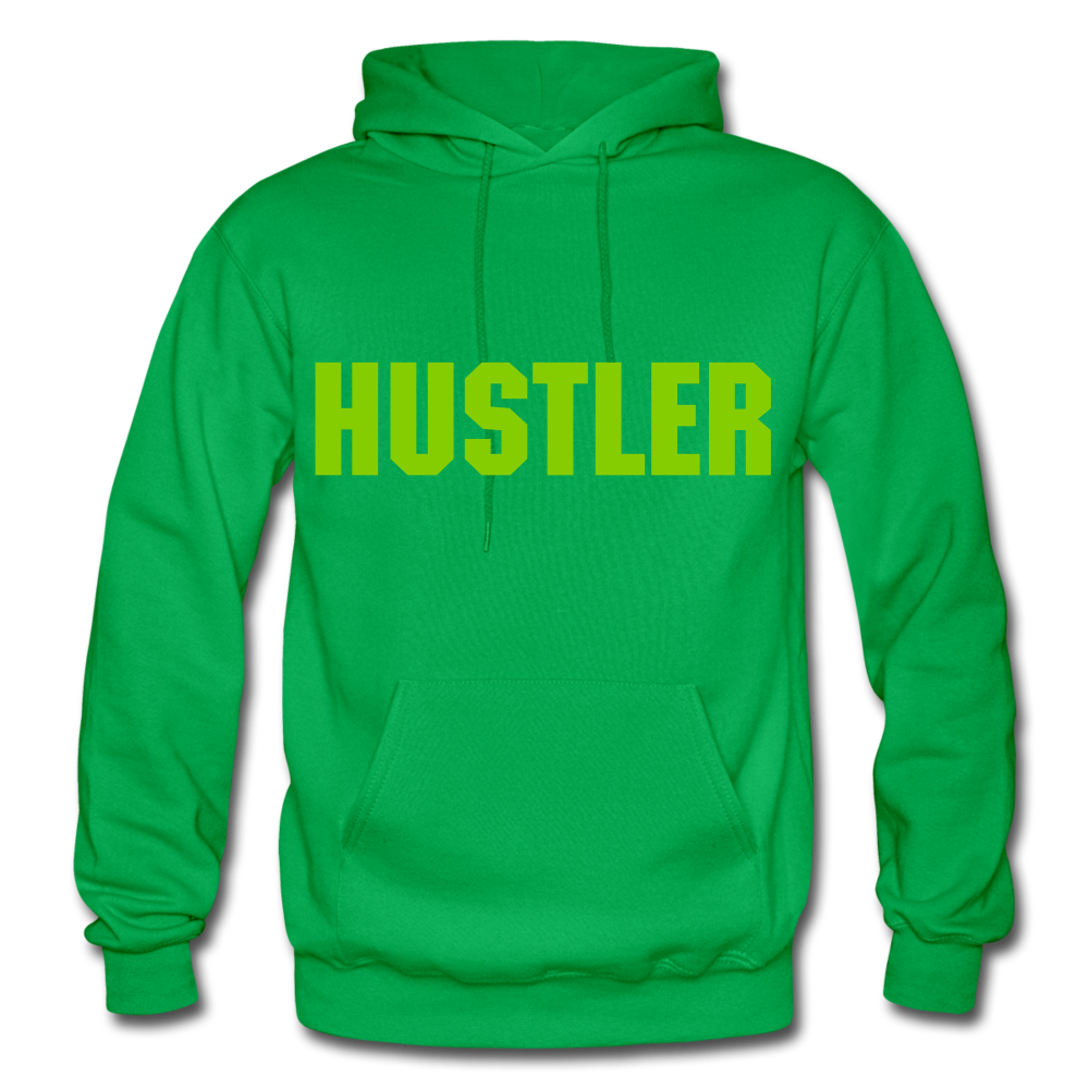 HUSTLER Heavy Blend Adult Hoodie - kelly green