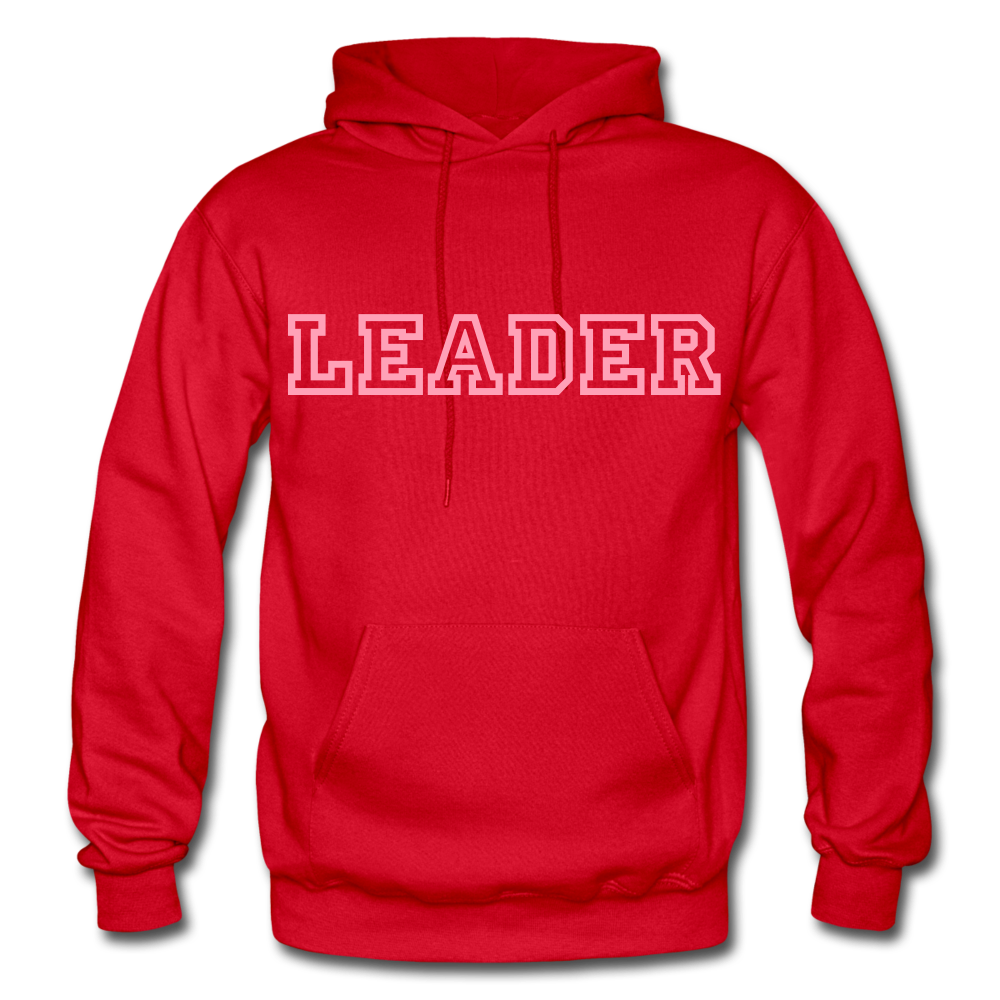 LEADER Heavy Blend Adult Hoodie - red