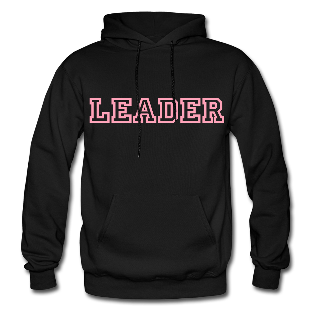 LEADER Heavy Blend Adult Hoodie - black