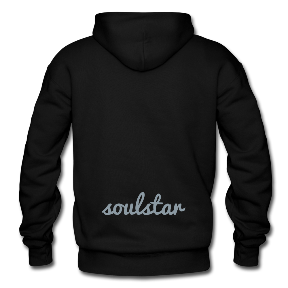 LEADER Heavy Blend Adult Hoodie - black