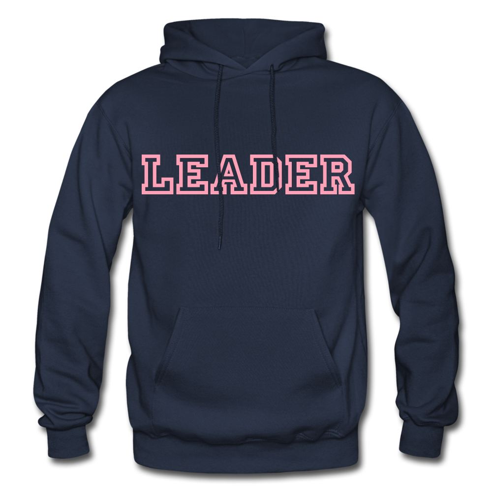 LEADER Heavy Blend Adult Hoodie - navy