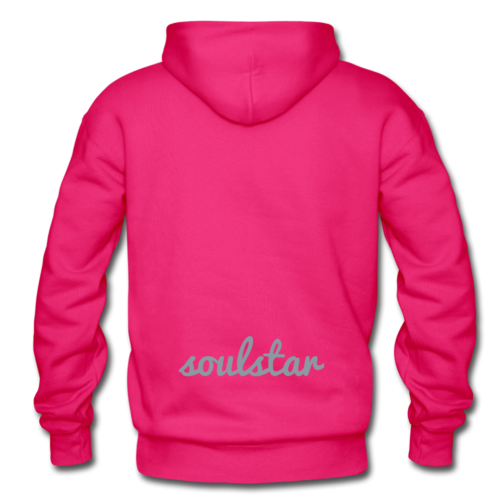 LEADER Heavy Blend Adult Hoodie - fuchsia