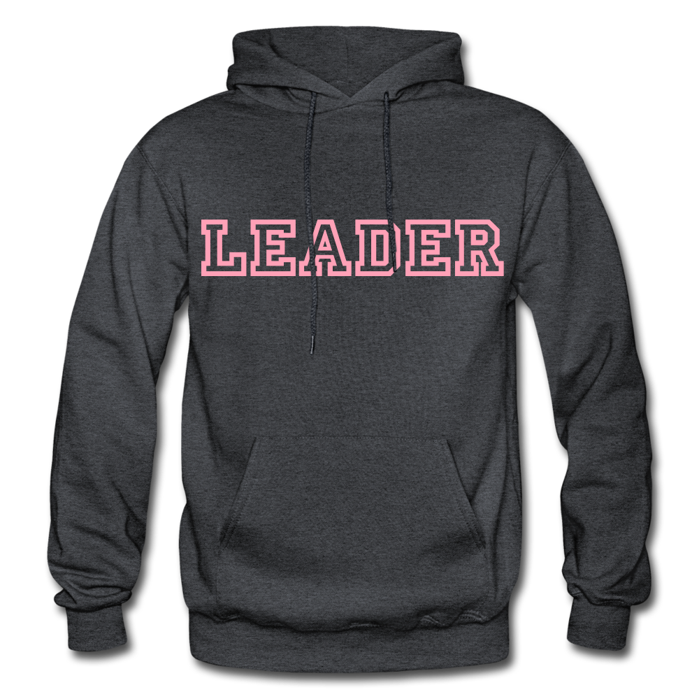 LEADER Heavy Blend Adult Hoodie - charcoal gray