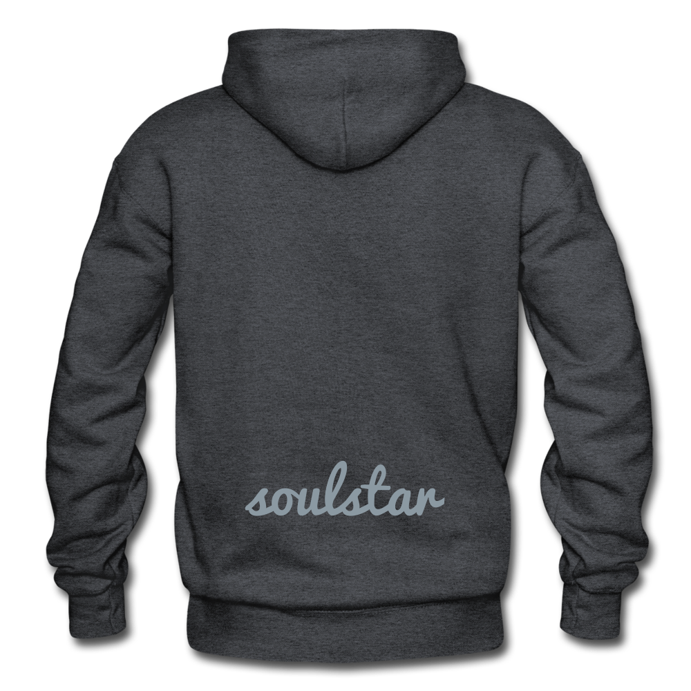 LEADER Heavy Blend Adult Hoodie - charcoal gray