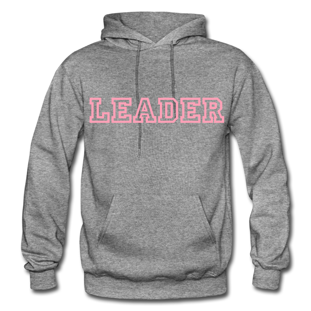 LEADER Heavy Blend Adult Hoodie - graphite heather