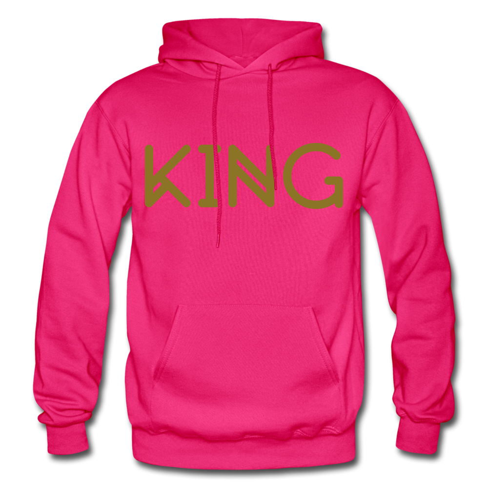 KING Heavy Blend Adult Hoodie - fuchsia