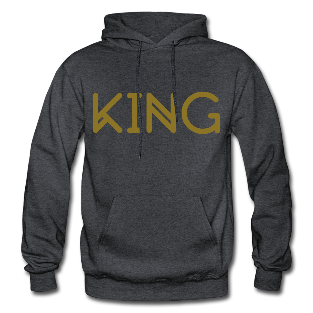 KING Heavy Blend Adult Hoodie - charcoal gray