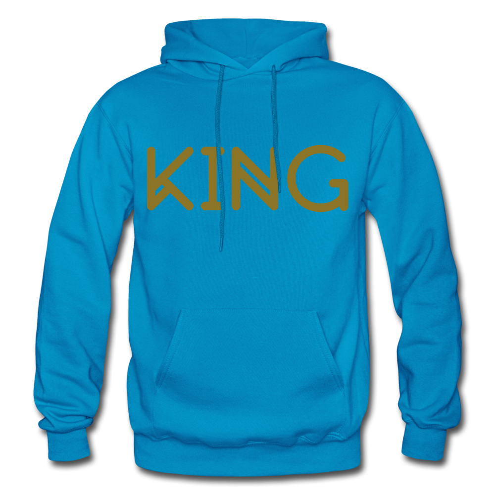KING Heavy Blend Adult Hoodie - turquoise