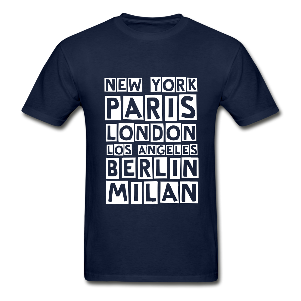 Fashion Capitals Ultra Cotton T-Shirt - navy