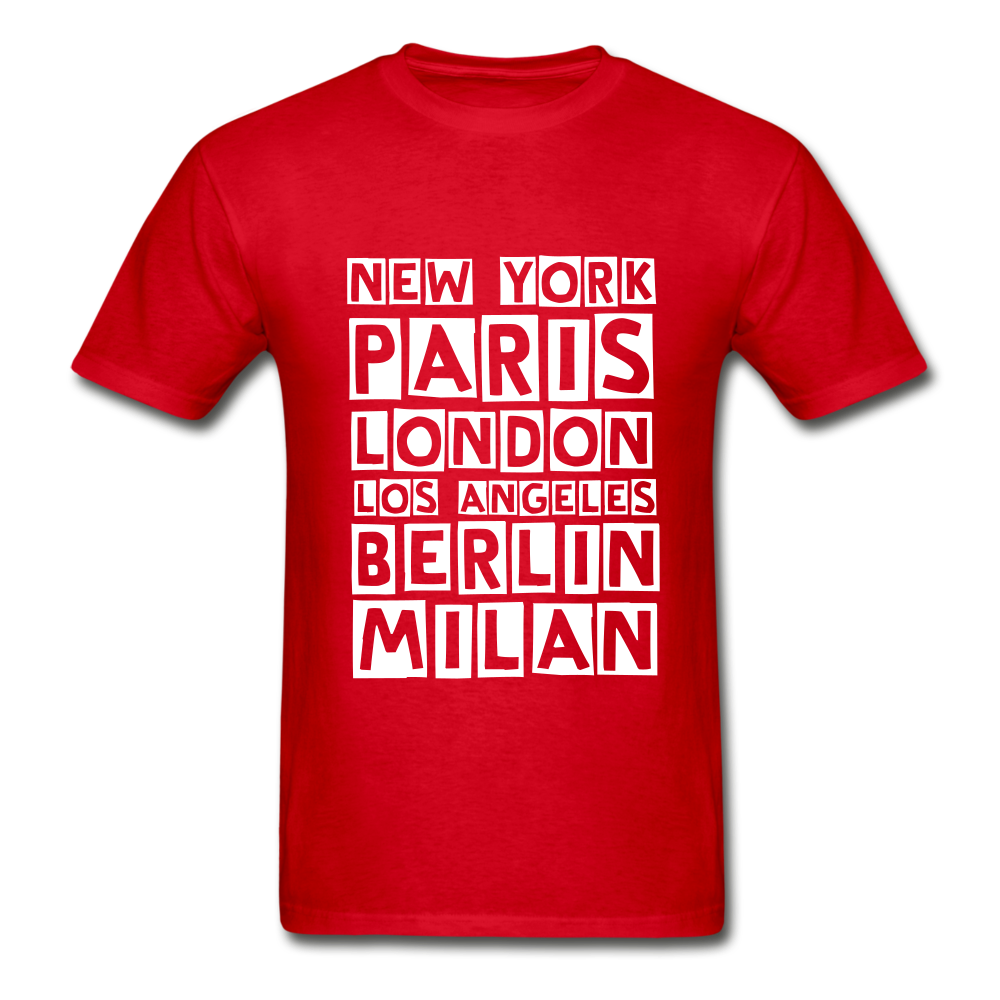 Fashion Capitals Ultra Cotton T-Shirt - red