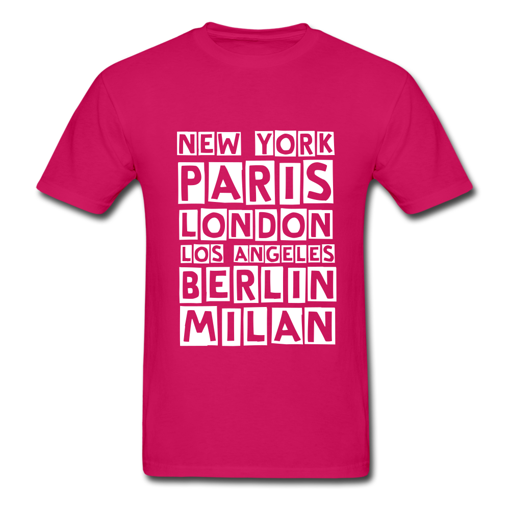 Fashion Capitals Ultra Cotton T-Shirt - fuchsia