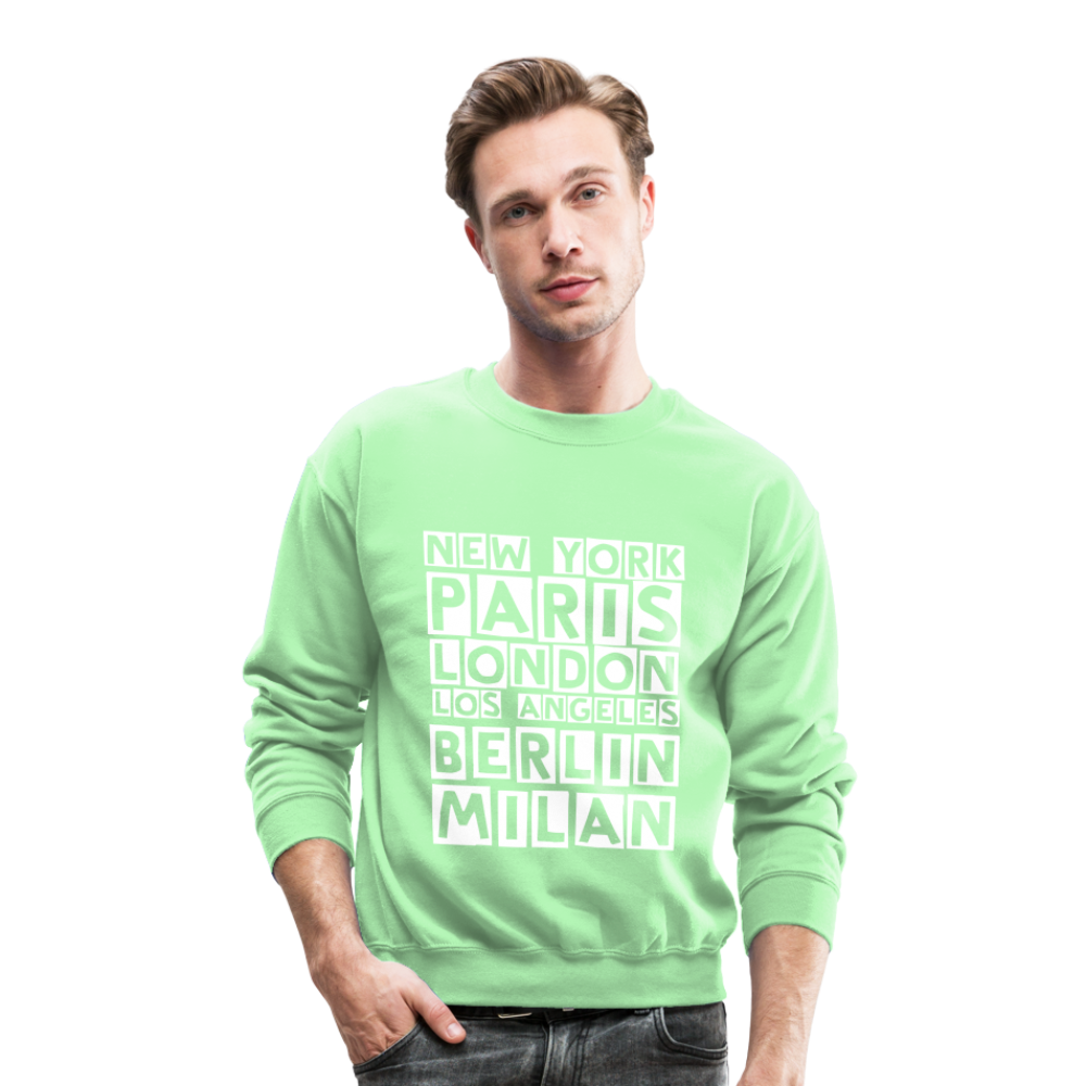 Fashion Capitals Crewneck Sweatshirt - lime