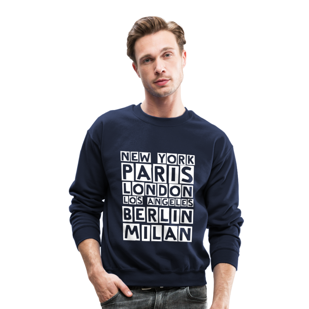 Fashion Capitals Crewneck Sweatshirt - navy
