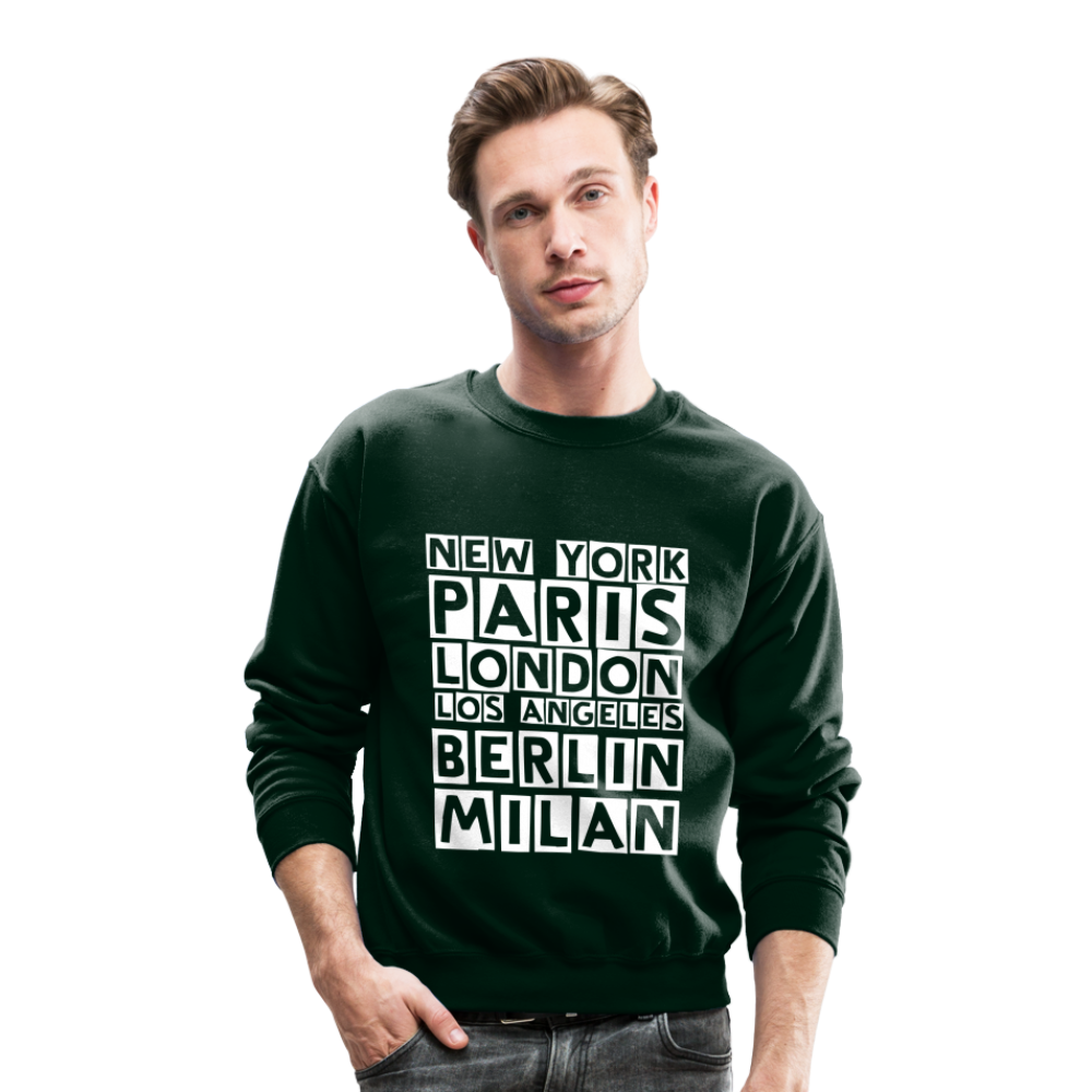 Fashion Capitals Crewneck Sweatshirt - forest green