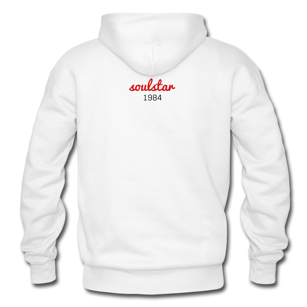 Black Excellence In History Adult Hoodie - white
