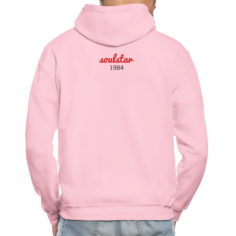 Black Excellence In History Adult Hoodie - light pink