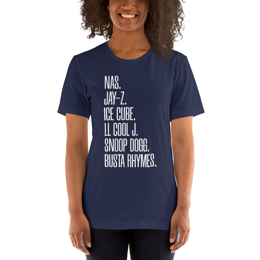 90's Male Rappers Unisex T-Shirt
