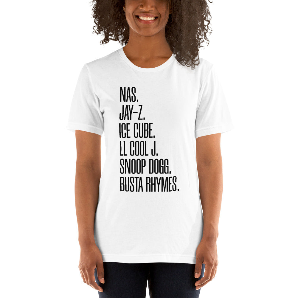 90's Male Rappers Unisex T-Shirt