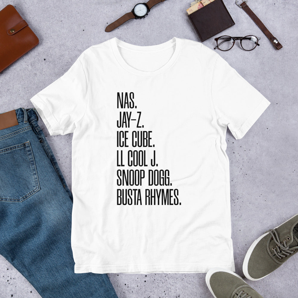 90's Male Rappers Unisex T-Shirt